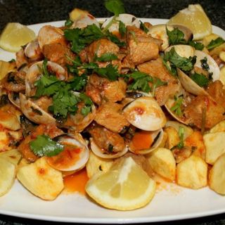 Carne de porco alentejana 2 pessoas