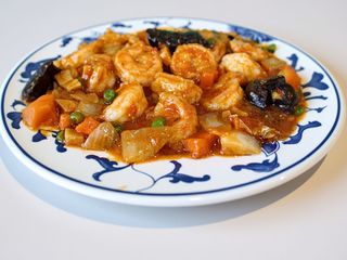 Gambas com Piri Piri