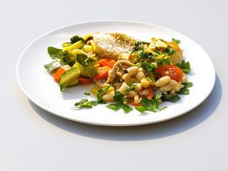 Feijoada branca de Cogumelos Pleurotus