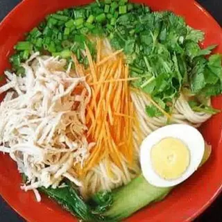 Sopa om Massa, Legumes e Galinha