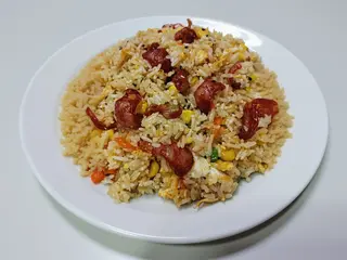 Arroz Frito com Bacon Chinês
