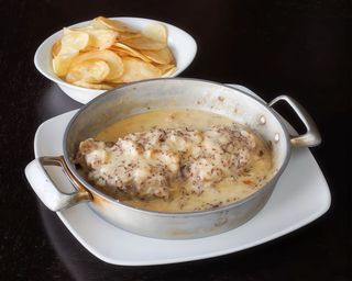 Bife da Vazia com Molho Mostarda Antiga