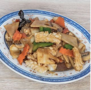 55 - Lulas com molho de Alho