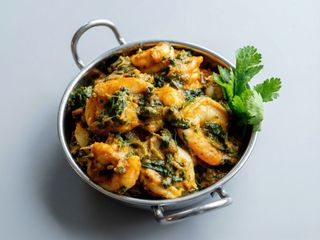 Prawn Saag