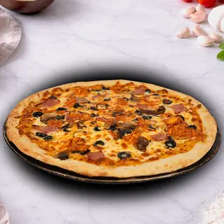 Pizza Patrono Familiar & Pão de alho