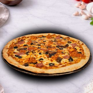 Pizza Patrono Familiar & Pão de alho