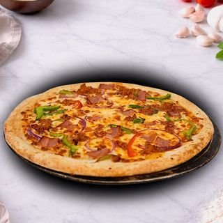 Pizza Bolonhesa Familiar & Pão de alho