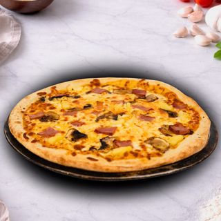 Pizza Exótica Familiar & Pão de alho