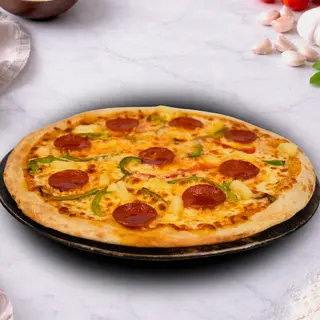 Pizza Toscana Familiar & Pão de alho