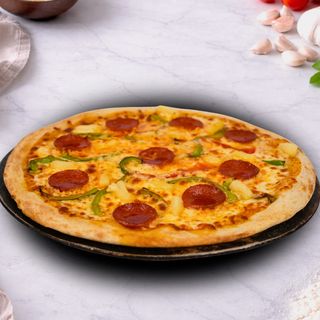 Pizza Toscana Familiar & Pão de alho