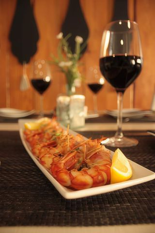 Gambas na Frigideira ao Alhinho