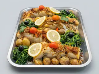 Bacalhau com Broa (Posta)