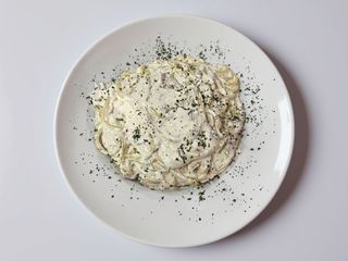 Esparguete carbonara