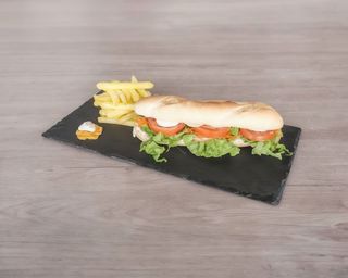 Baguete c/ Pasta Frango