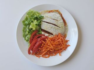 Lasanha com Salada