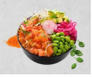 Salmão spicy Poke bowl 