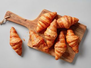 Croissant com fiambre