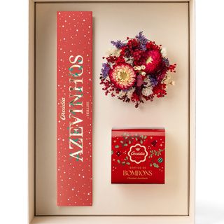 Cabaz Flores Preservadas Natal