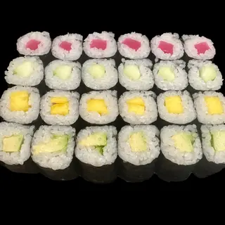 A 19 - Maki Vegetais Misto - Caixa com 24 Peças
