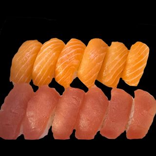 A45-nigiri salmão+atum