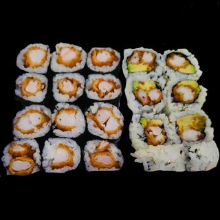 A40-California+maki gambas panadas