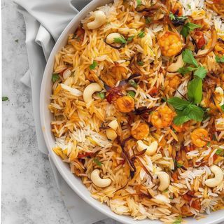 Biryani de Camarão