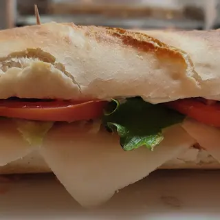 Baguete com Presunto e Queijo
