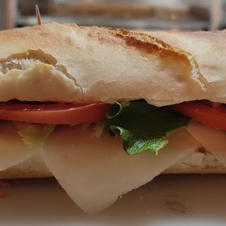 Baguete com Presunto e Queijo