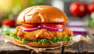Hambúrguer Frango Crocante