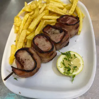 Espetada de Lombinho de Vitela com Bacon