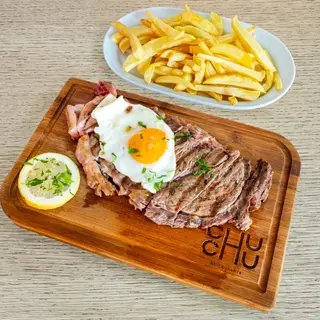 Bife da Vazia com Ovo