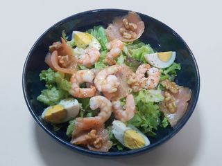 Salada de Salmão Fumado