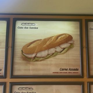 Sandes de Lombo Assada 