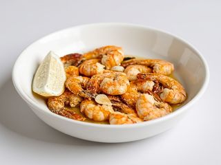 Gambas Cozidas com Limão