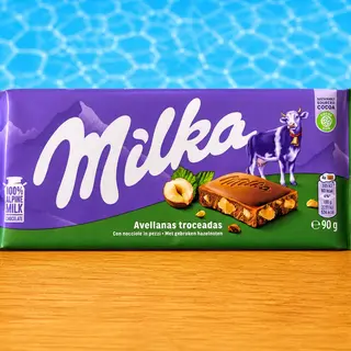 Barra Milka Avelãs Picadas