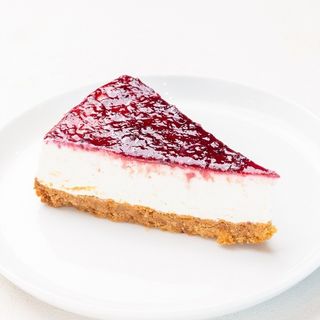 Fatia de Cheesecake de Frutos Silvestres