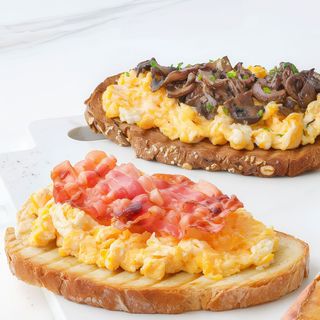 Ovos Mexidos com Bacon