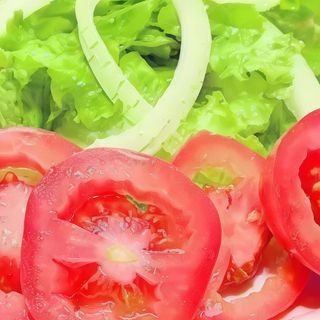 Salada Alface e tomate ( 1 Pessoa)