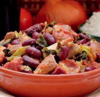 Feijoada de Choco e Arroz