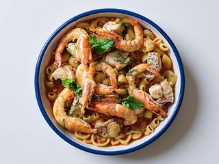Massada de Peixe com Gambas