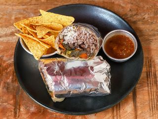 Burrito Cogumelos adobados
