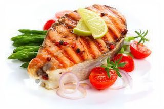 Posta de Salmão Grelhado