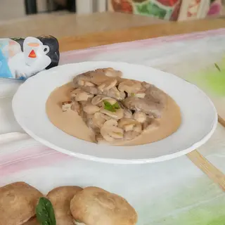 Bifinhos de Vitela com Cogumelos
