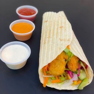 Crispy chicken durum