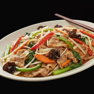 Chop suey de porco