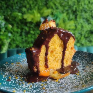 Fatia Bolo de Cenoura