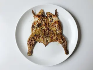 Frango Grelhado e Salsicha Grelhada