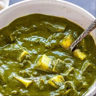 Spinach with Tofu- Vegetarian & gluten free