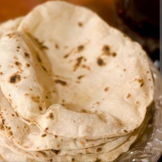 Chapati with butter