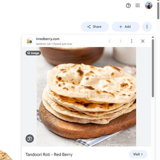 Tandoori Roti (Vegan)